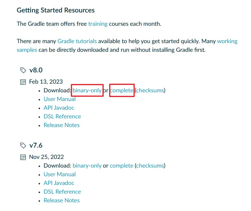 gradle-download-page